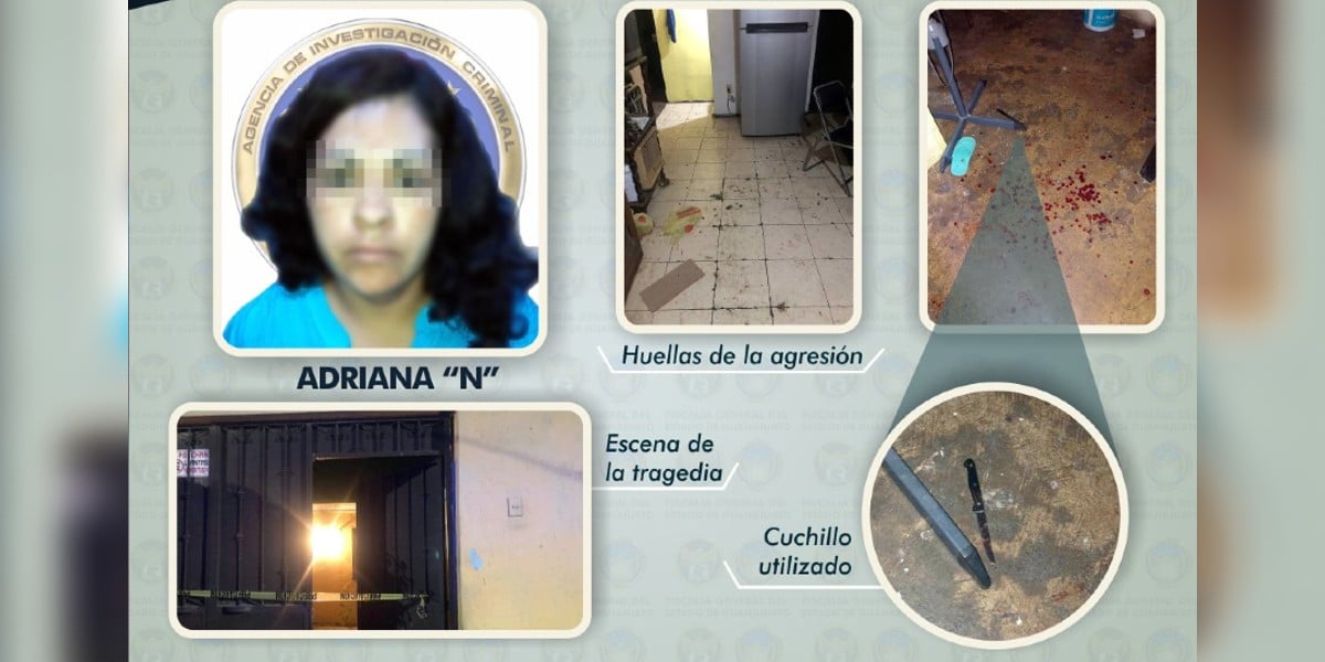Encarcelarán 17 años a mujer que acuchilló a sus hijos en Irapuato