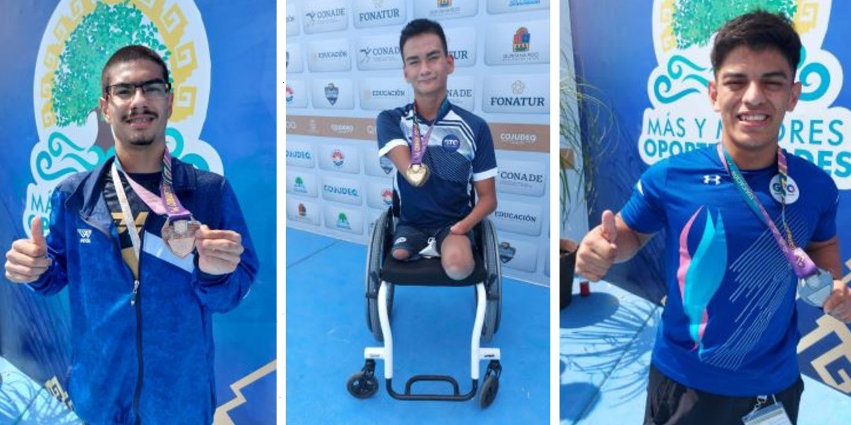 Guanajuato destaca en Juegos Paranacionales; brilla con 10 medallas de oro