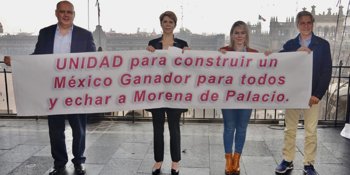 Preparan alianza entre el PAN, PRI, PRD y MC para enfrentar a Morena en 2024