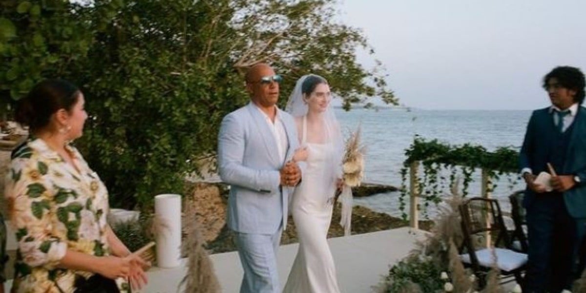 Hija de Paul Walker se casa; Vin Diesel la entrega en el altar