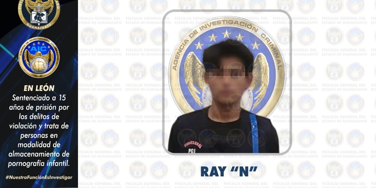 Ray pasará 15 años en la cárcel por violación y trata de personas