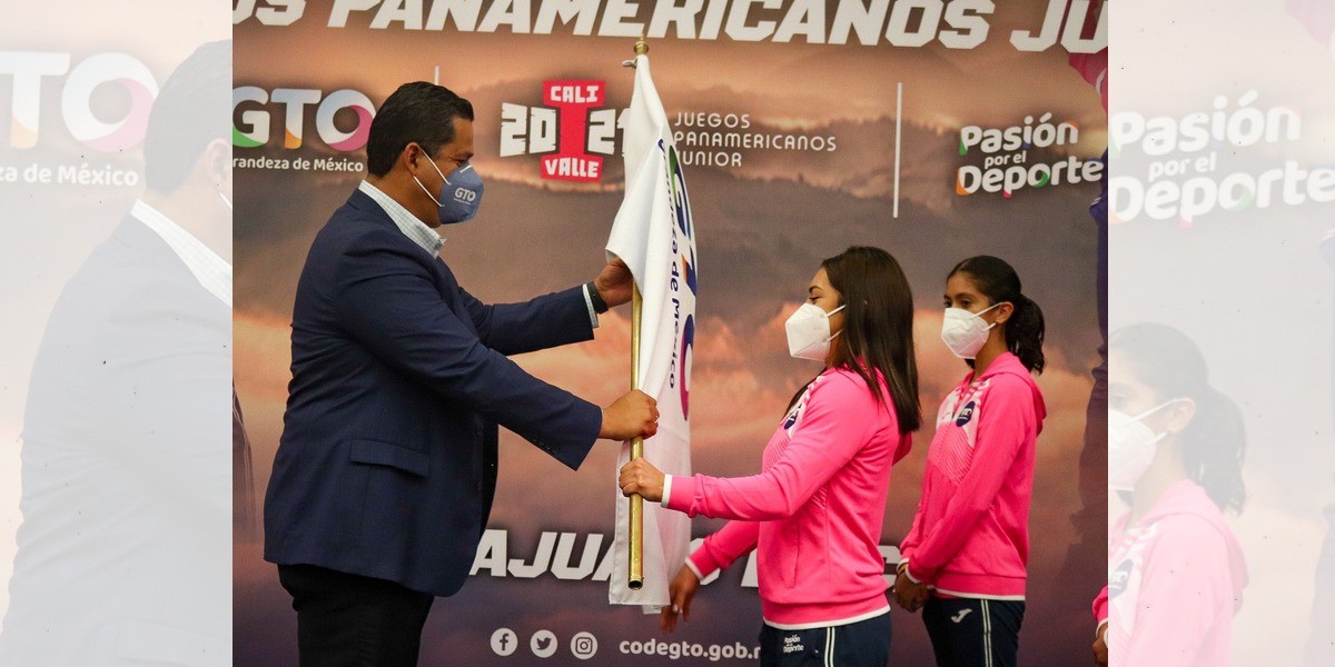 Abanderan a guanajuatenses que participarán en Panamericanos Jr. de Cali 2021