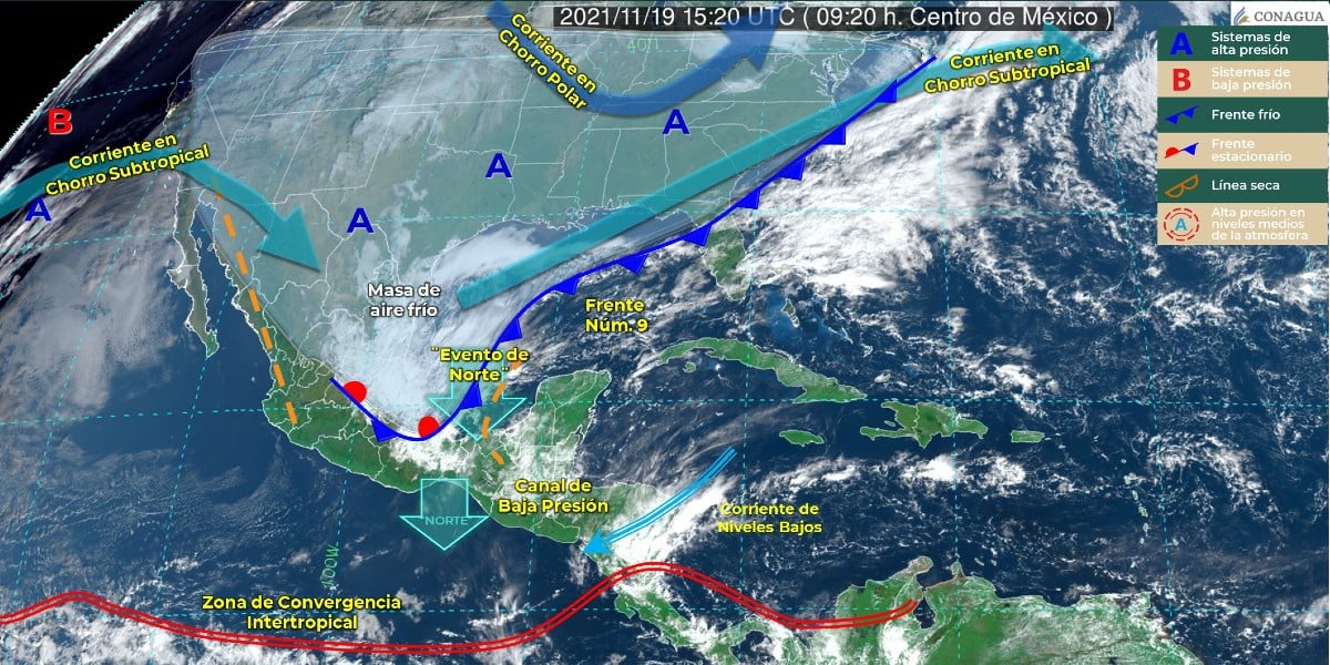 ¡A sacar abrigos y paraguas! frente frío provocará heladas y lluvias en Guanajuato