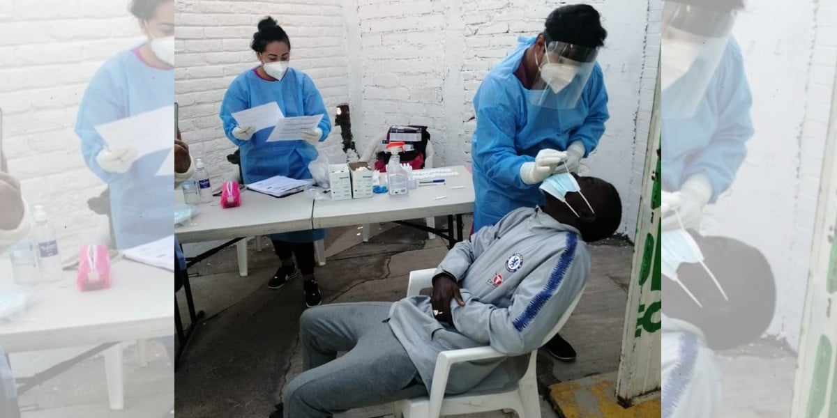 Tras casos positivos COVID-19, aplican pruebas rápidas a nuevo grupo de migrantes