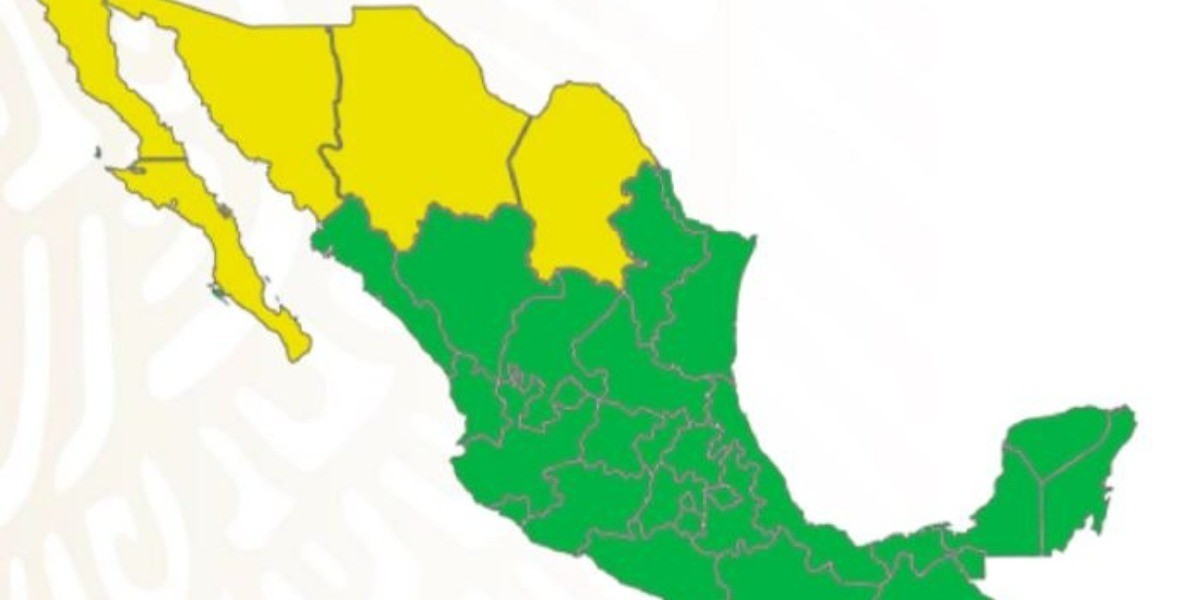 Semáforo retrocede: México tiene 27 estados en verde y cinco ­­­­en amarillo