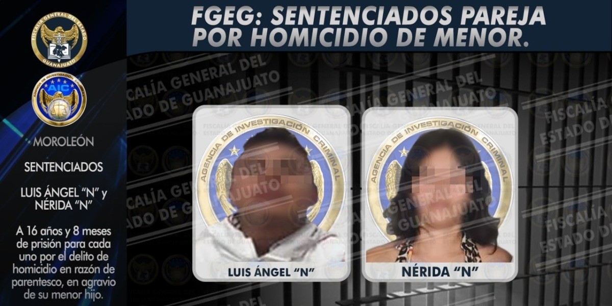 Madre y su pareja que asesinaron a niño reciben 16 años de prisión
