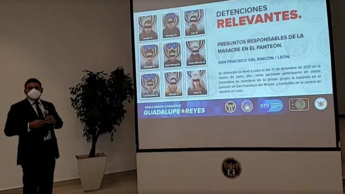 Detienen a nueve personas vinculadas a ataque en panteón y Central de Abastos