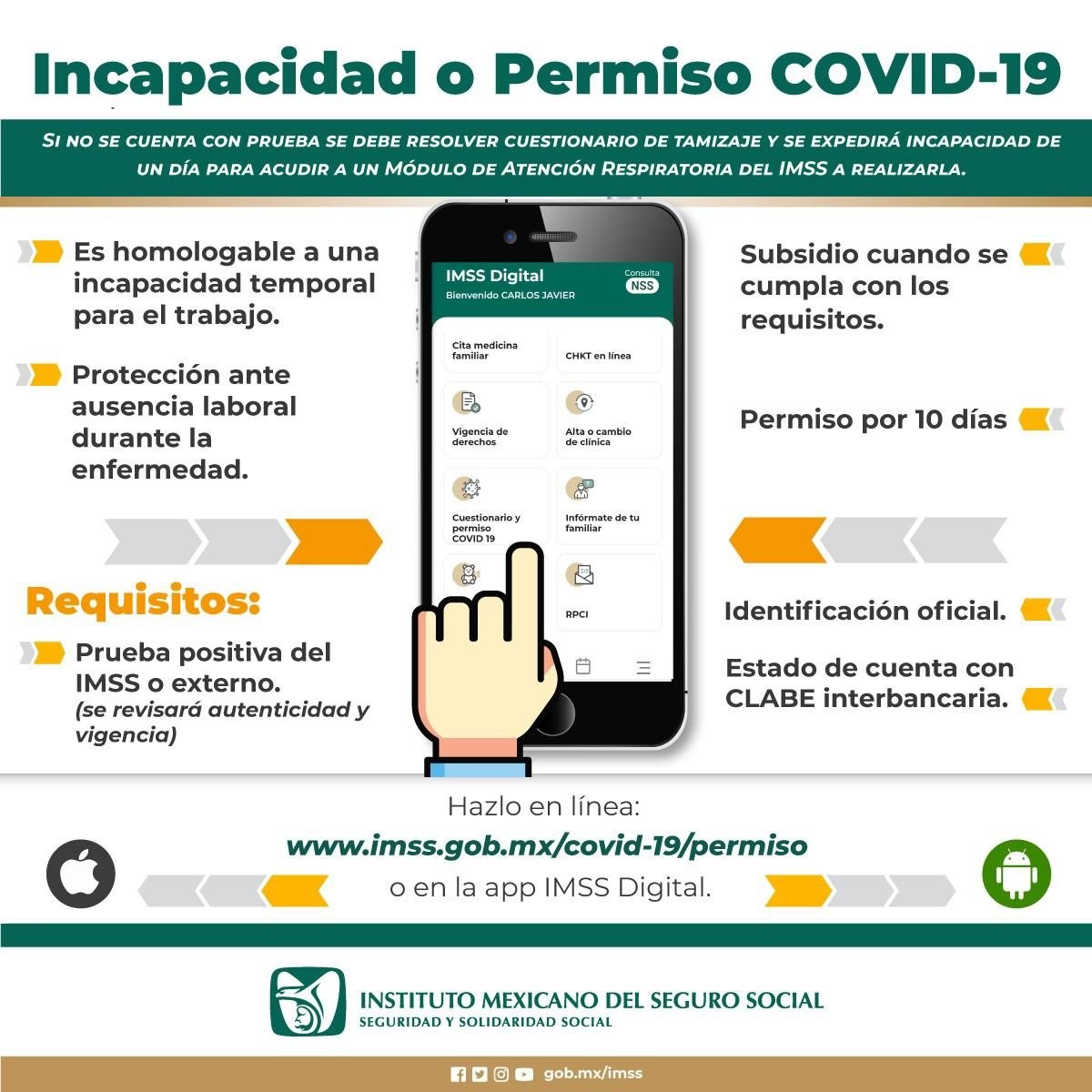 Expide IMSS Guanajuato 2 mil 500 permisos por contagio