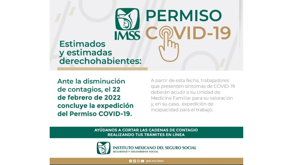 Termina IMSS expedición de permisos en línea por covid-19