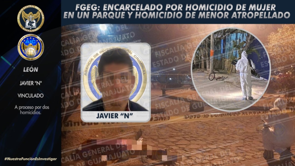 Vinculan a guerrerense por el asesinato en León de una mujer y un niño