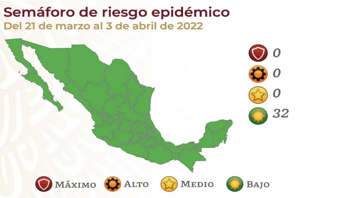 Regresa todo México a semáforo verde
