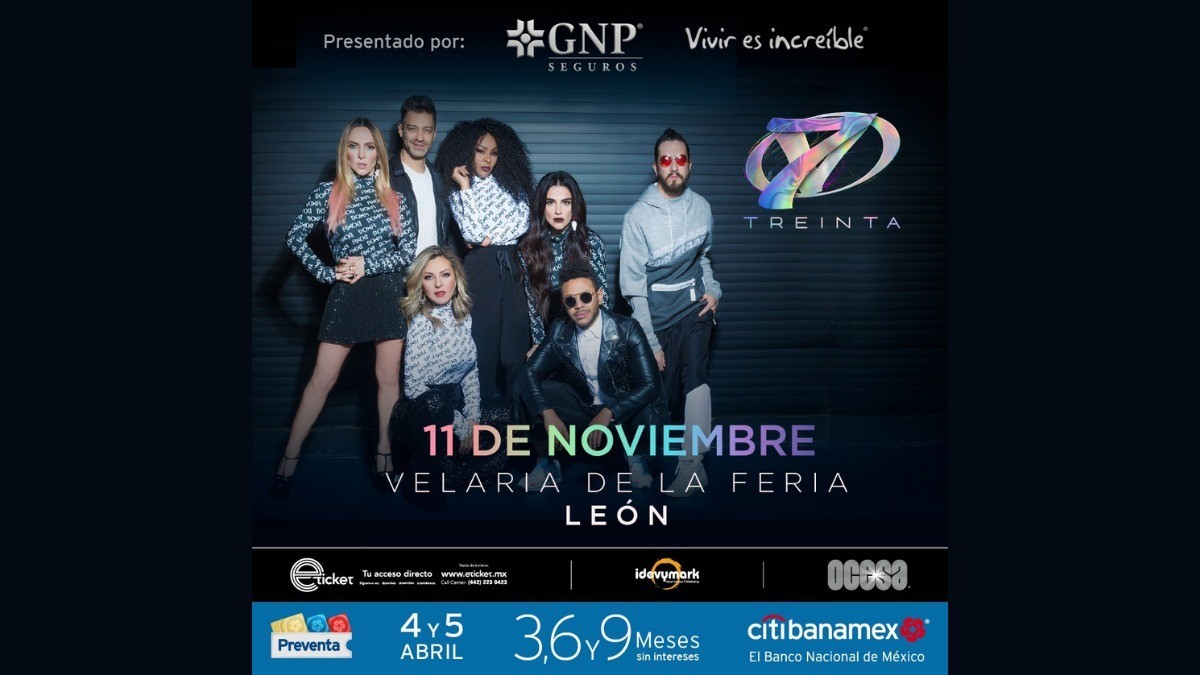 ¡OV7 celebrará en León 30 años de carrera!