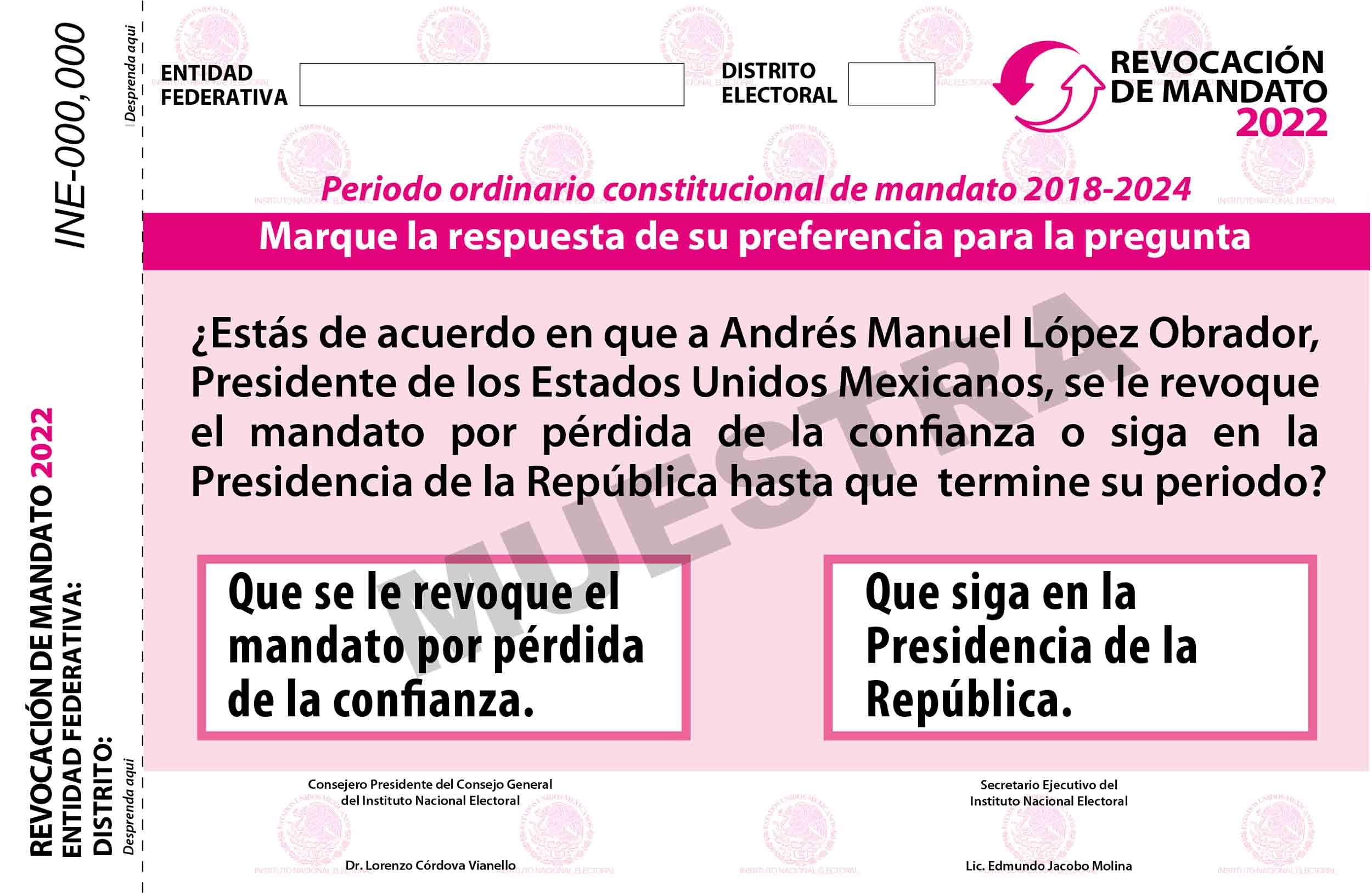Hoy se realizará la consulta para la revocación del mandato de López Obrador