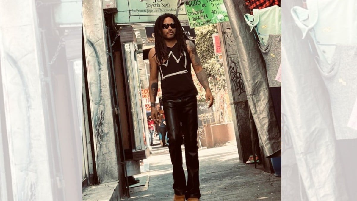 Lenny Kravitz se pasea por la CDMX
