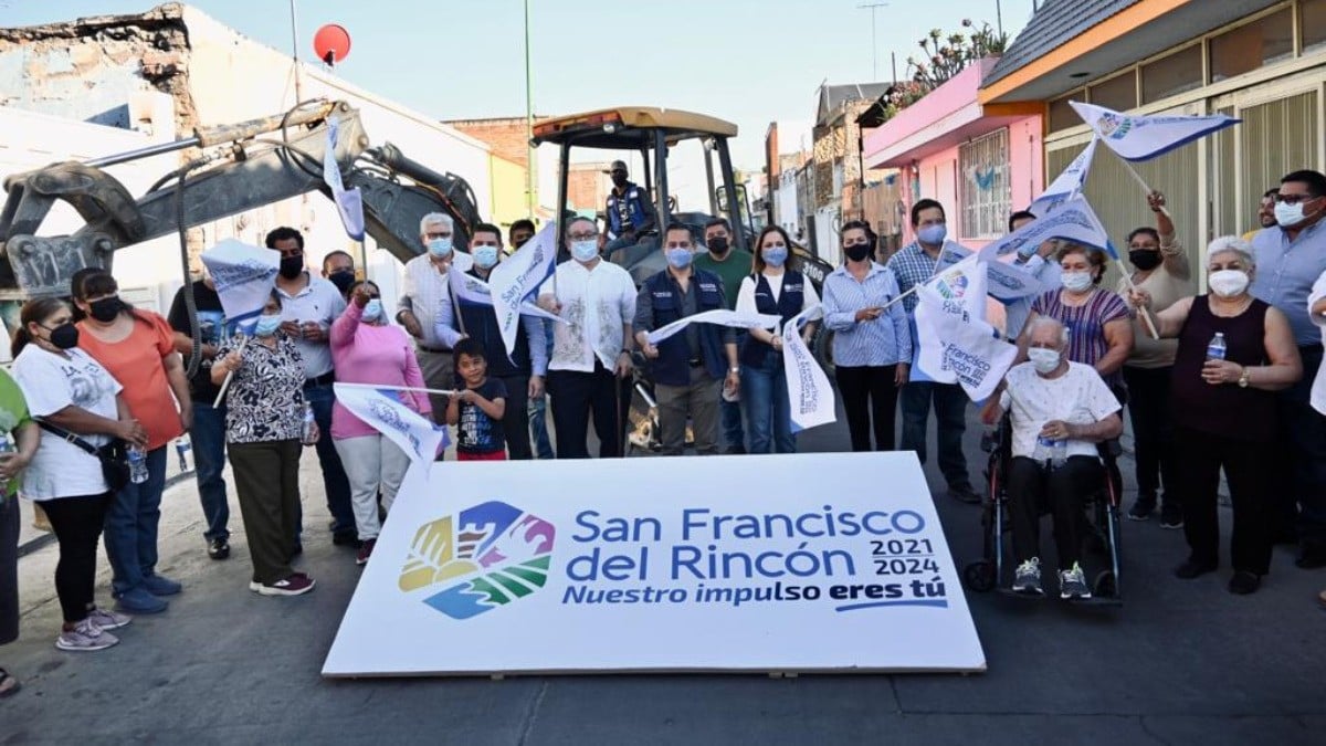 Arrancan obras para embellecer zona centro de San Francisco del Rincón