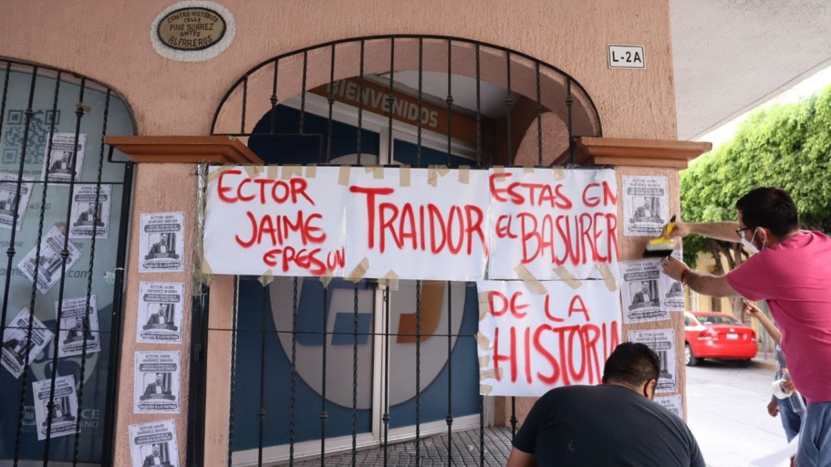 Condenan legisladores panistas vandalismo en Enlace Ciudadano