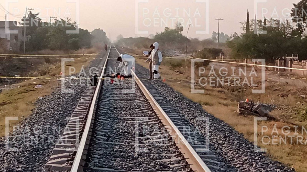 Muere hombre atropellado por el tren