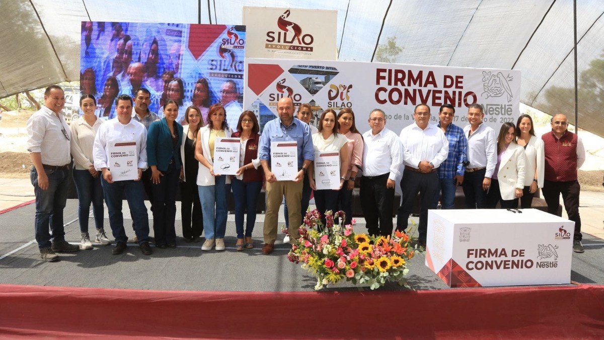 Firman Silao y Netlé, convenio de colaboración