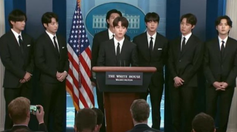 BTS denuncia racismo contra los asiáticos desde la Casa Blanca