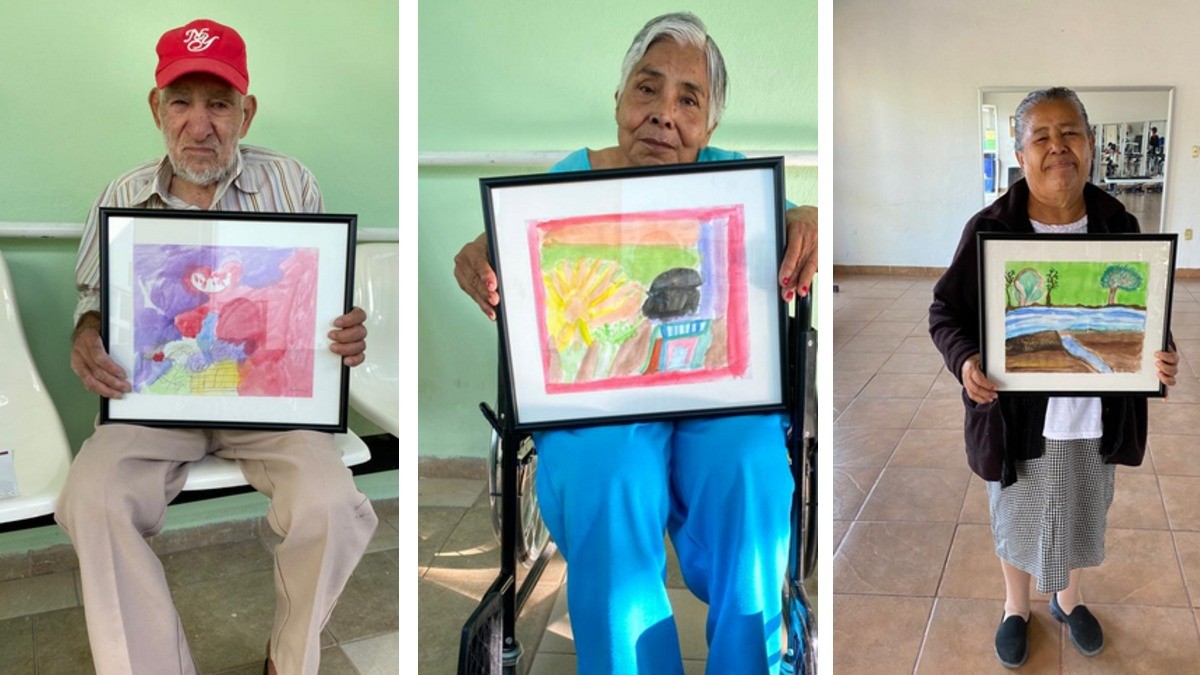 Adultos mayores de Silao pintan sus ‘Memorias 2022’