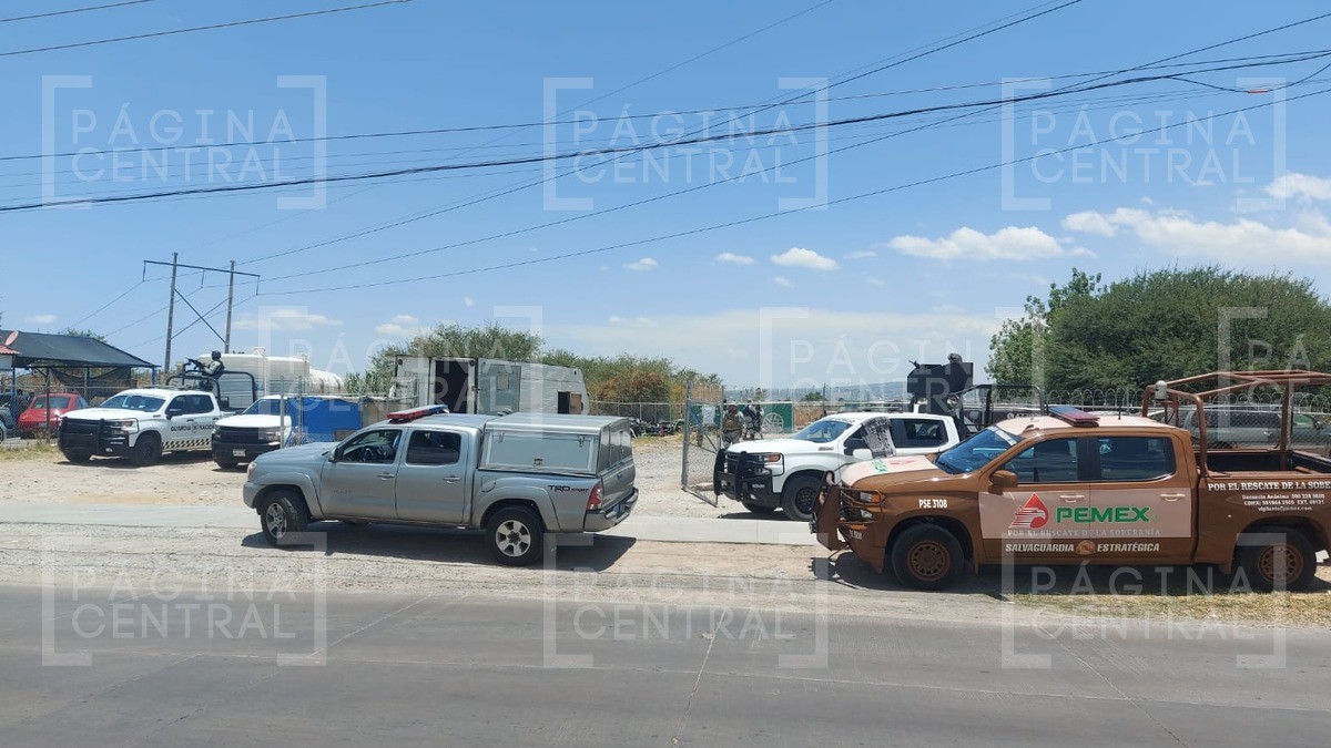 Hallan toma clandestina en predio usado como taller mecánico