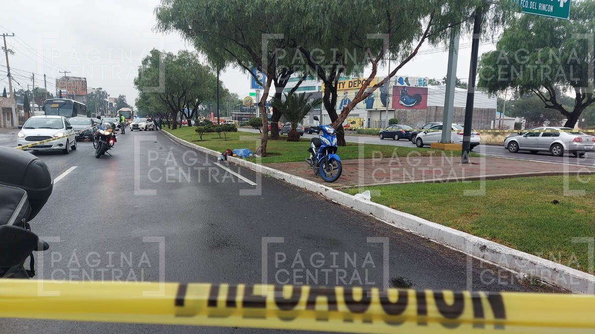 Muere motociclista al derrapar en bulevar Aeropuerto