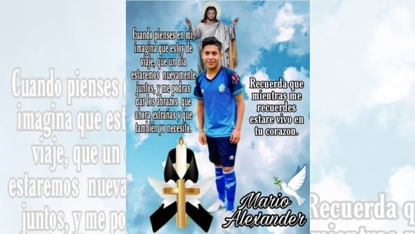 Hallan muerto a Alexander, joven futbolista desaparecido en Las Trojes