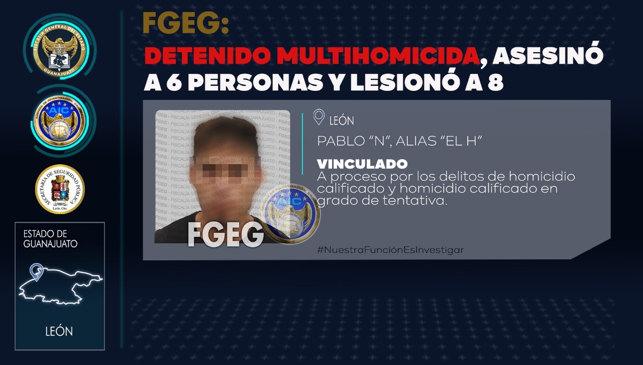 Cae un implicado en la masacre de Santa María de Cementos