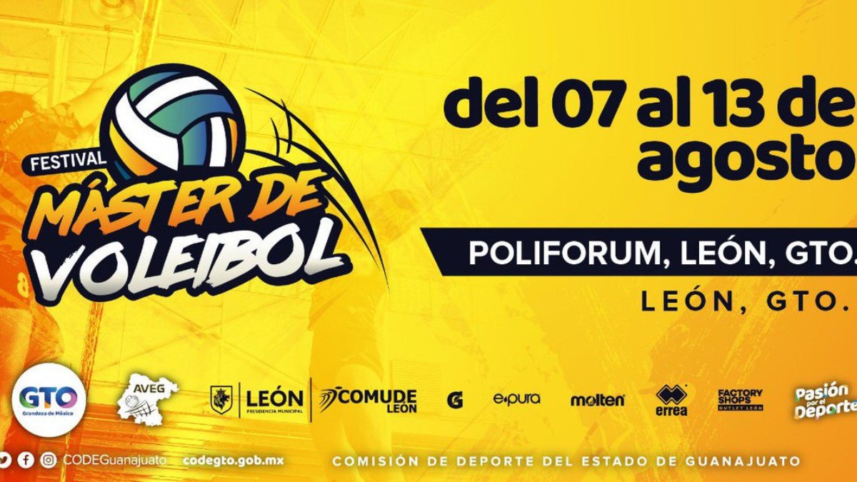 Será León sede del Festival Máster de Voleibol