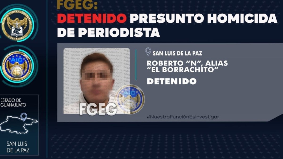 Cae 'El Borrachito', asesino del periodista Ernesto Méndez
