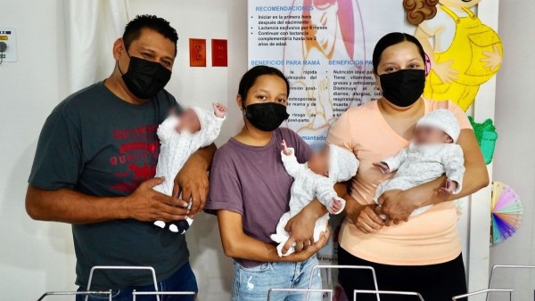 Nacen trillizos con ayuda de médicos del IMSS Guanajuato