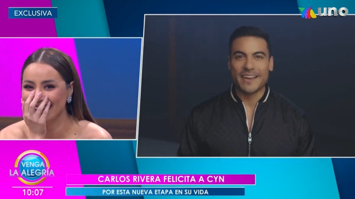 Cynthia Rodríguez confirma que se casó con Carlos Rivera