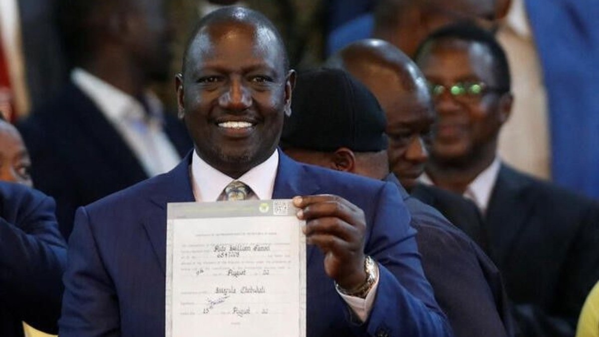 Kenia apunta como presidente a William Ruto
