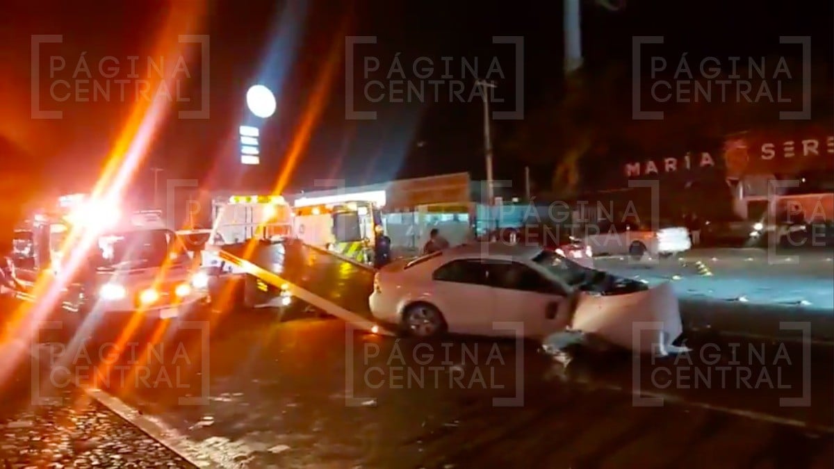 Deja accidente vial sobre el Libramiento 7 heridos