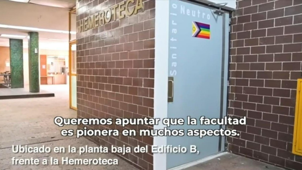 ¡Trono para 'todes'! Llega primer baño neutro a la UNAM