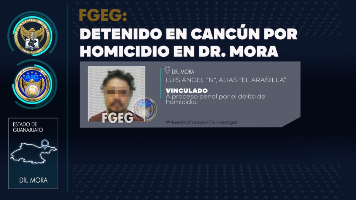 Lo detienen en Cancún por asesinato en boda en Doctor Mora