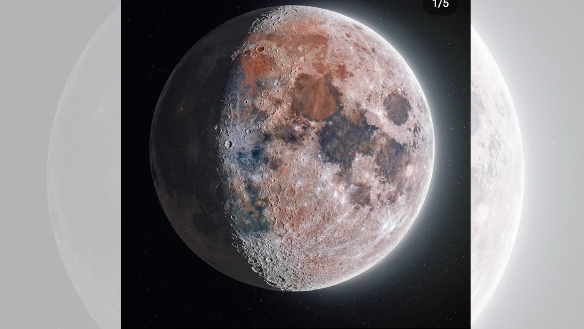 ¡Descubrimiento! ¿La luna es de colores?