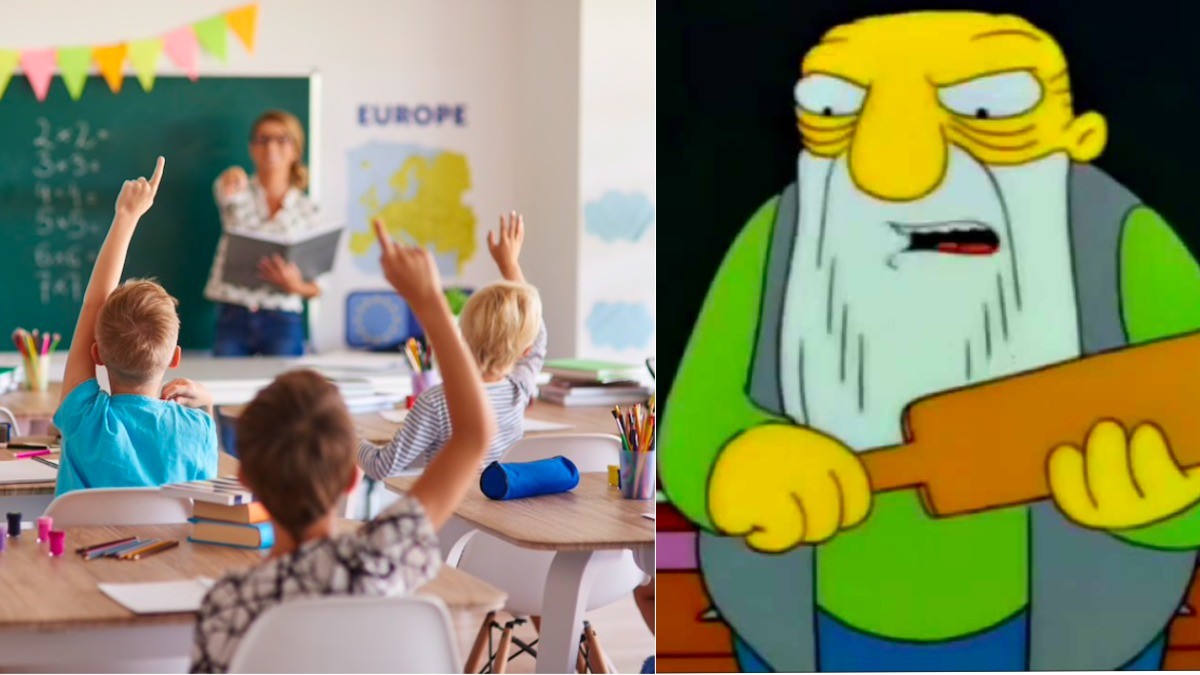 ¡Regresan las nalgadas con tabla a las escuelas!