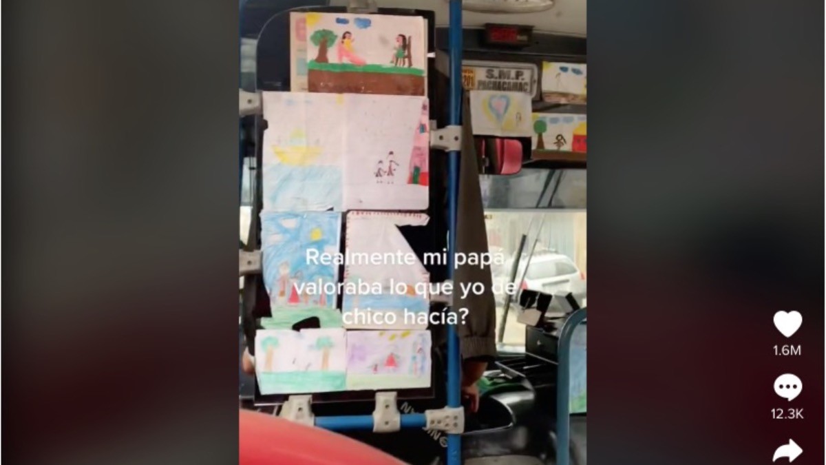 Crea chofer museo en su camión con los dibujos de su hija