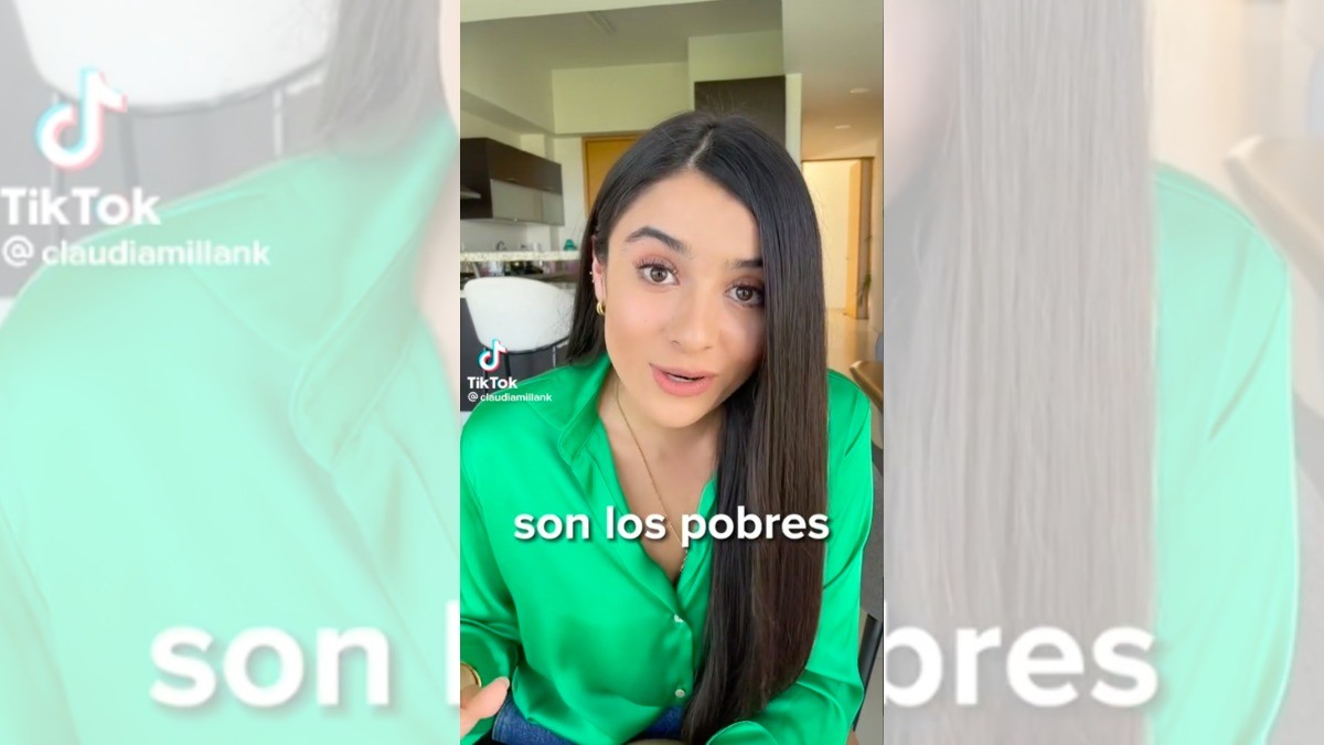 #VIDEO | Acusa tiktokera a pobres de ser los más clasistas