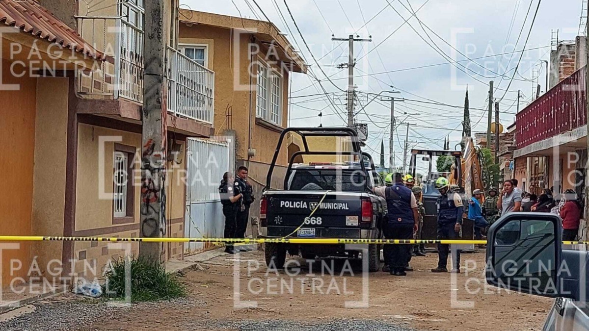 #VIDEO | Derrumbe en obra de SAPAL deja dos muertos