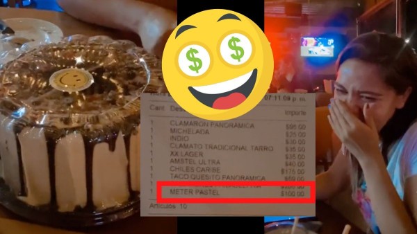 #VIDEO | Mesero ofrece a comensales guardar su pastel en el refri ¡y les cobra $100!