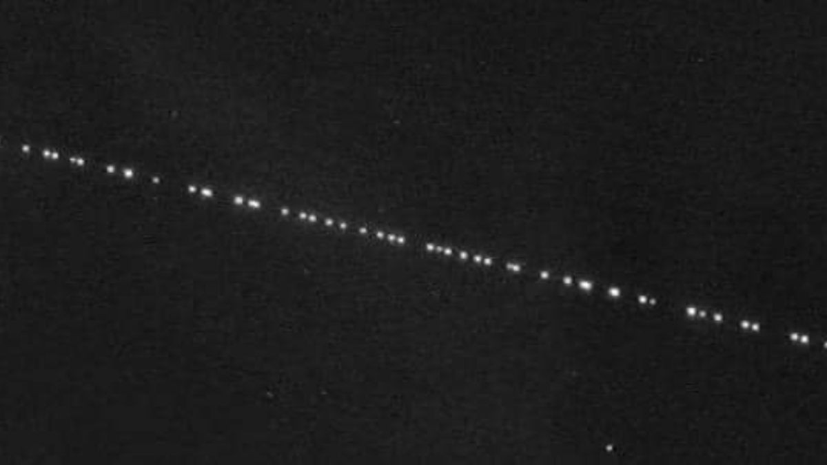 ¿Qué fue el tren de luces que se vio en el cielo?