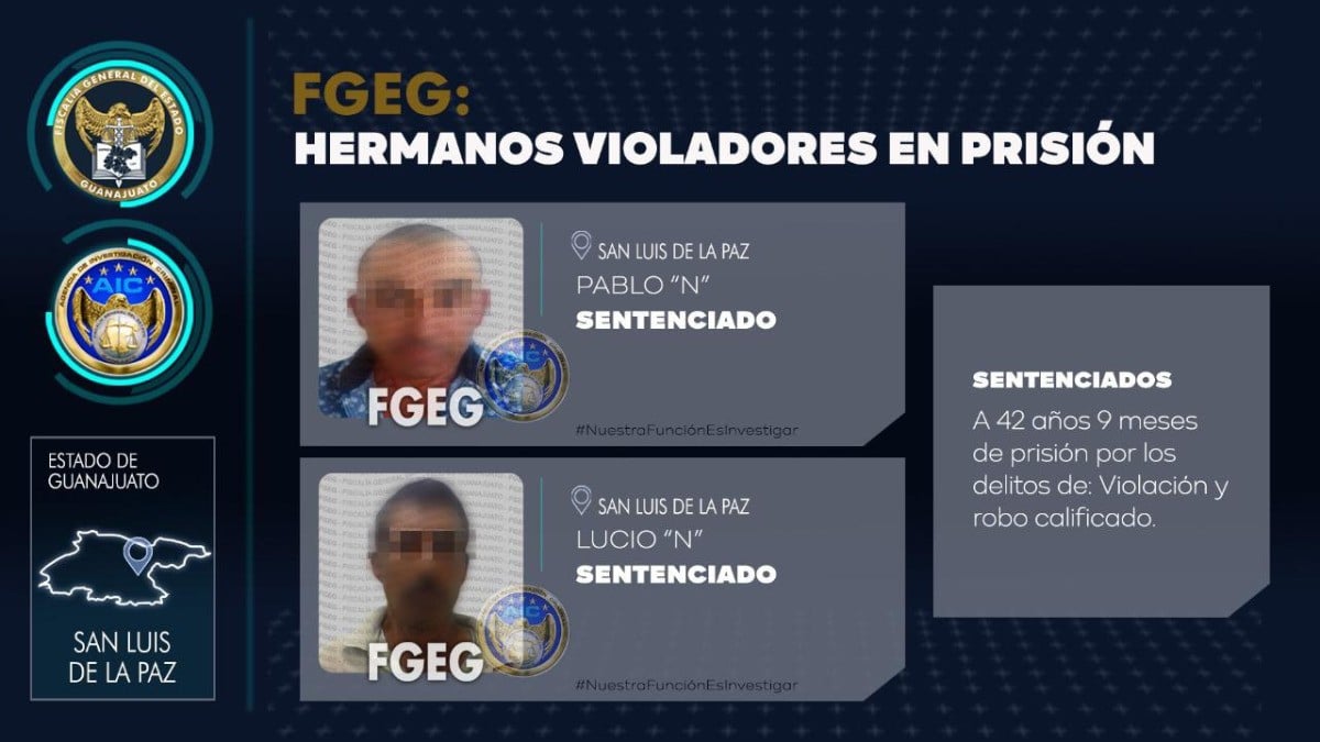 Sentencian a hermanos que a punta de pistola violaban a sus víctimas