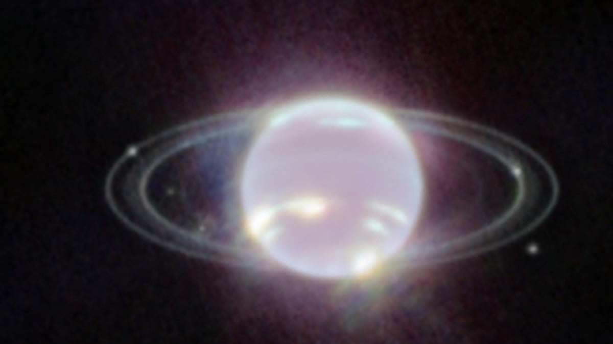 Sorprende belleza del anillo de Neptuno