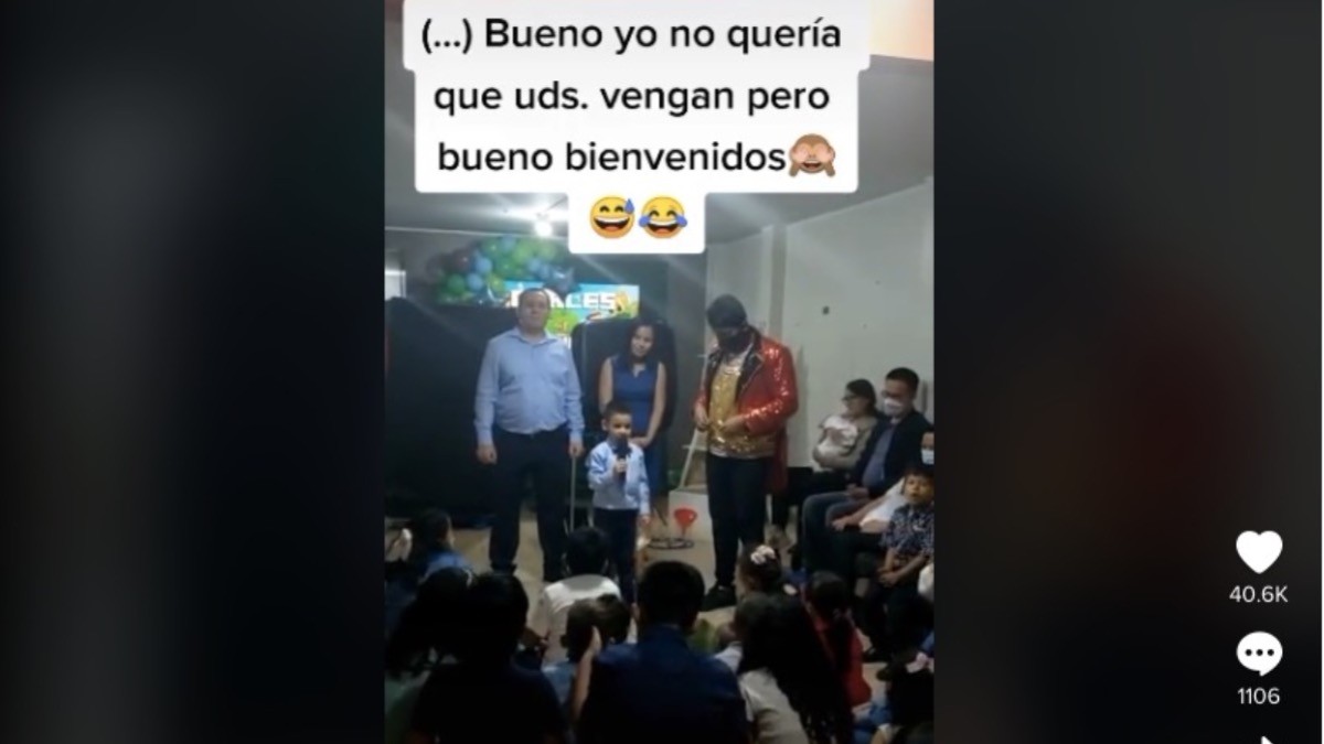 “Yo no quería que ustedes vinieran“, les dice un niño a sus invitados