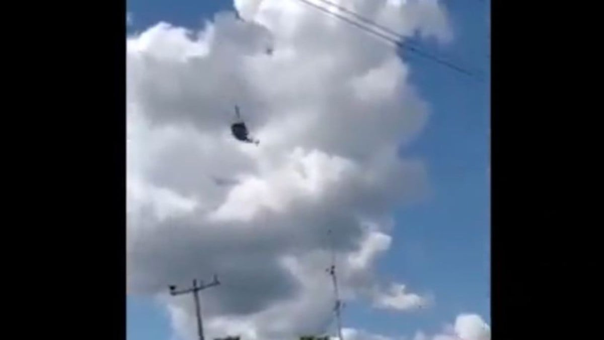 #VIDEO | Cae helicóptero de la Marina en Tabasco; mueren tres marinos