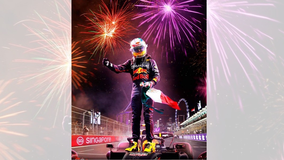 ¡Checo Pérez se corona en Singapur!