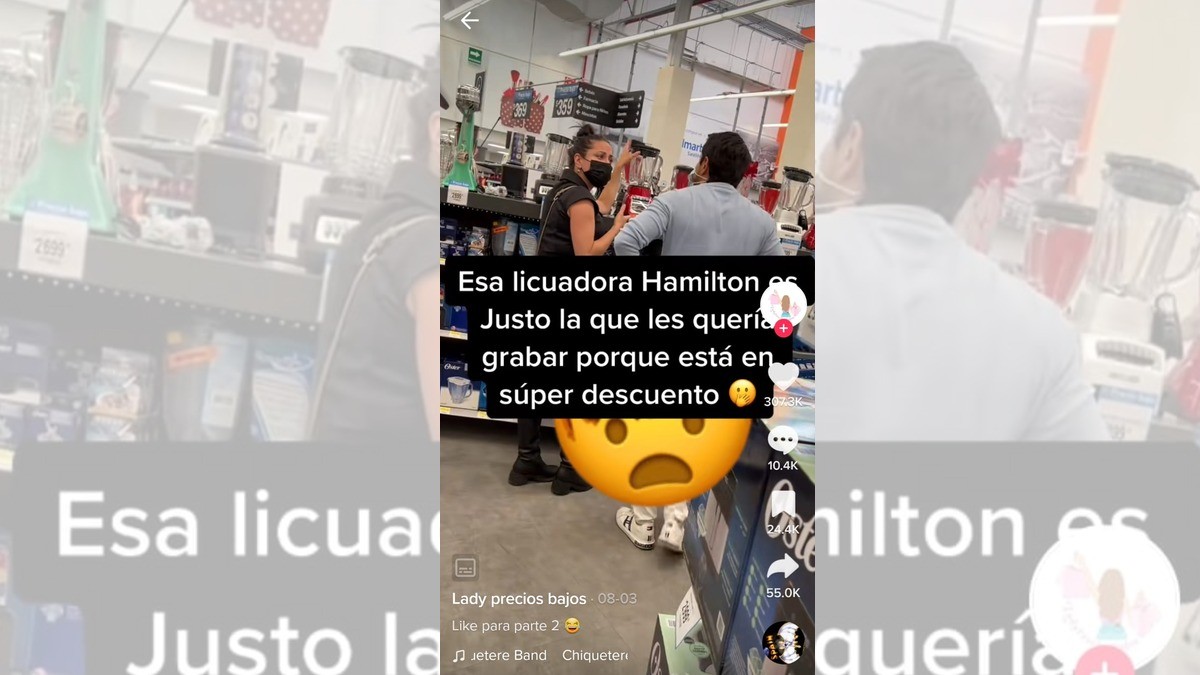 ¡A punto del divorcio! Mujer le hace berrinche a su esposo por una licuadora