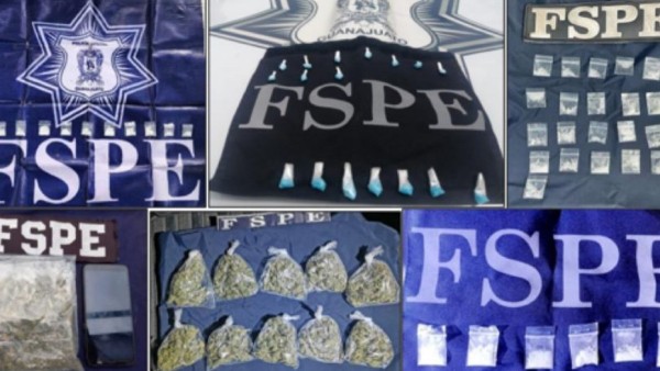 Policía asegura 43 mil dosis de droga en Guanajuato